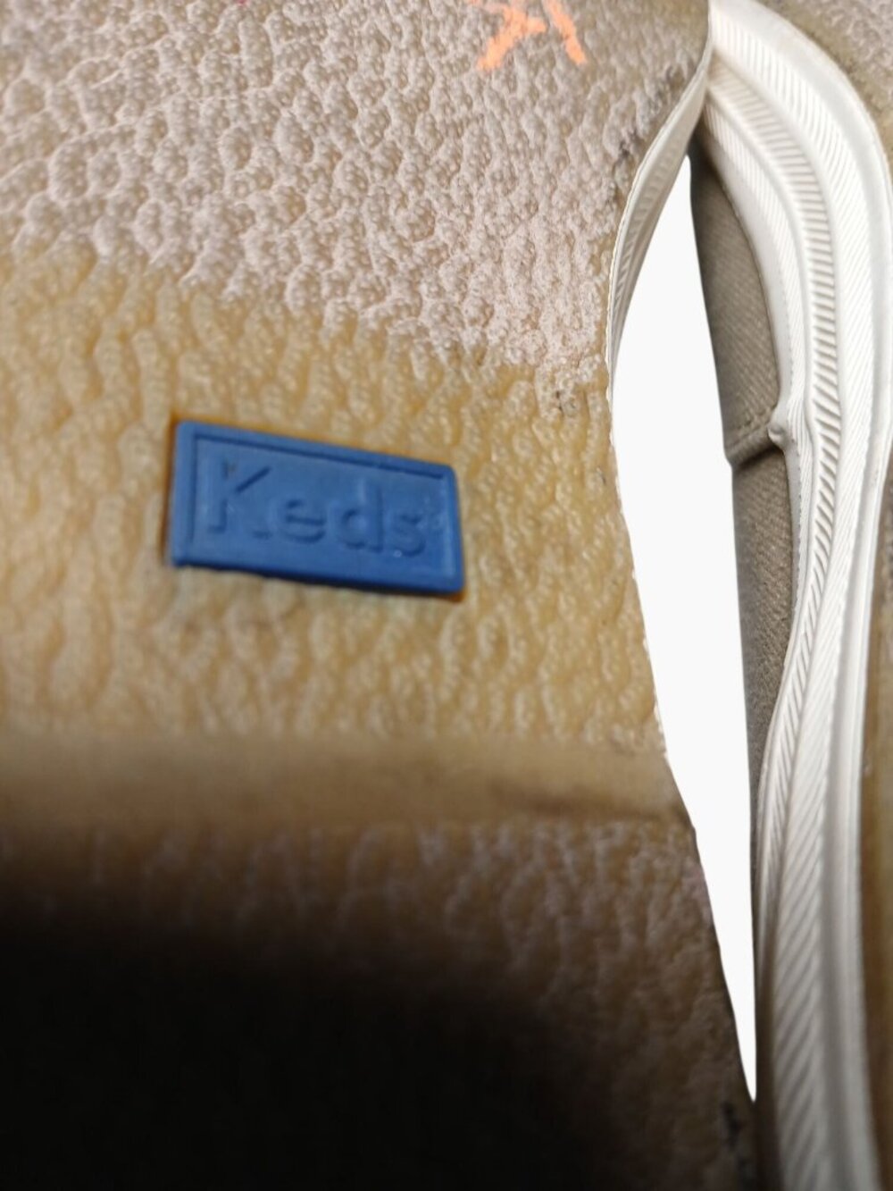 Keds x Forestbound Champion Womens Khaki Taupe Canvas Sneakers Size 8 Rubber Toe - Picture 11 of 12